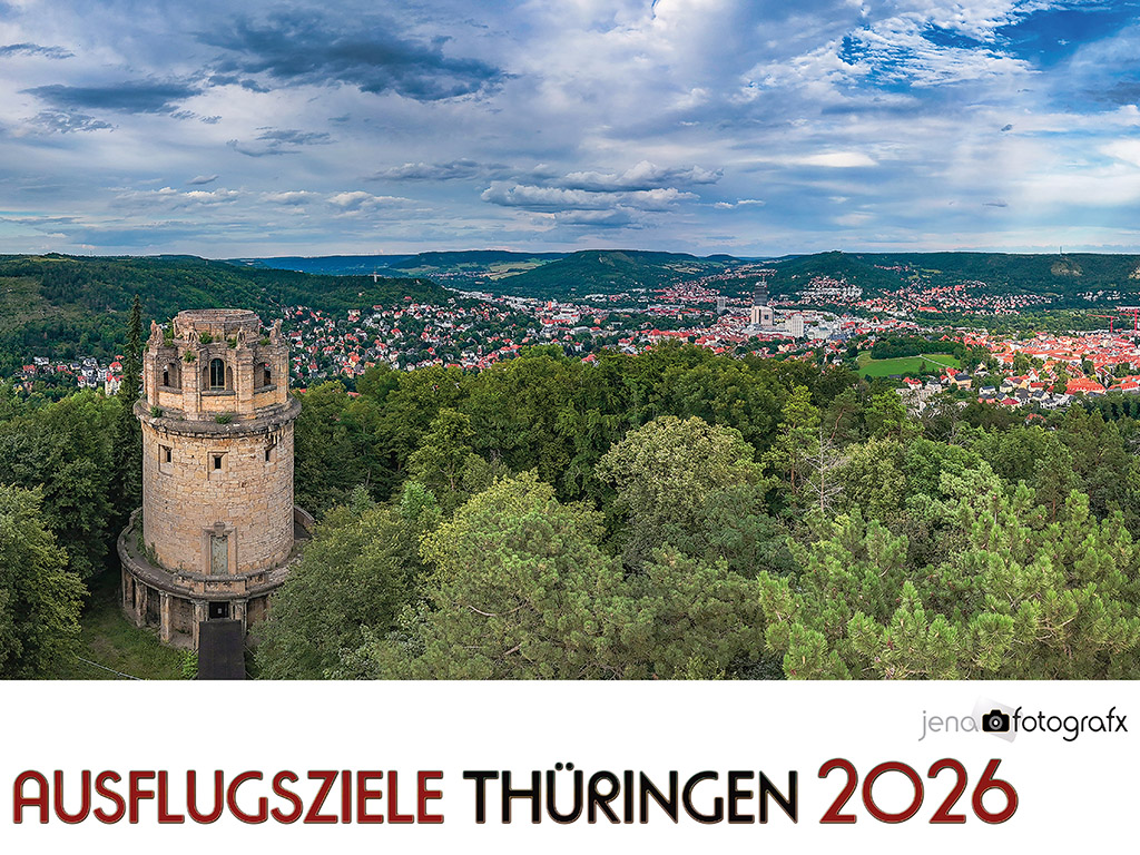 Fotokalender Ausflugsziele in Thüringen 2026 ab sofort bestellen.