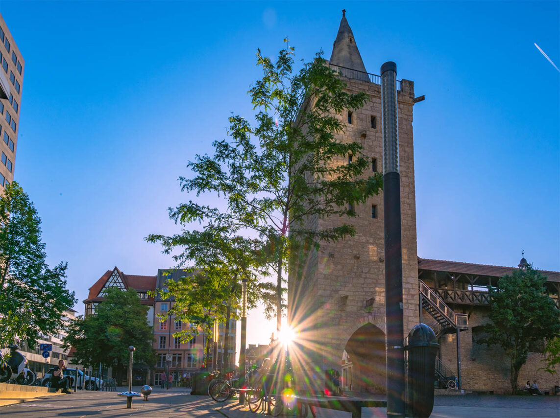 Das Johannistor im Fokus. Foto: Frank Liebold, Jenafotografx