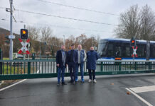 FC Carl Zeiss Jena – Hallescher FC: Trennung von Fans bei der An- und Abreise Lösung für Südzufahrt zur ad hoc arena gefunden. Foto: Stadt Jena