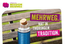 Mission Mehrweg: Jena startet Plakataktion für Mehrweg Jena wirbt mit Plakaten für Mehrwegnutzung: Praxisbeispiel Café Immergrün, digitale Wandelkarte und Tipps für weniger Einwegmüll. Jetzt mitmachen! Grafik, Stadt Jena