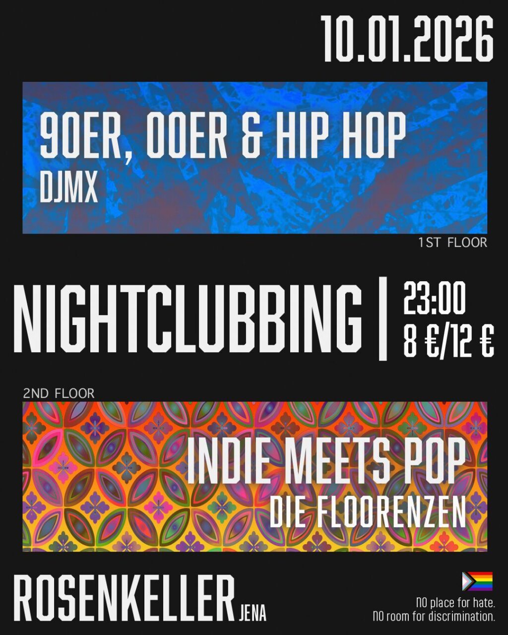 Rose Nightclubbing im Rosenkeller Jena am 10.01.2026