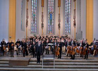 Bachs h-Moll-Messe Apolda – Monumentales Meisterwerk live 2026 Erleben Sie Bachs h-Moll-Messe am 7. und 8. März 2026 in der Lutherkirche Apolda. Solisten, Chor und Orchester der Uni Jena live. Foto: J. Scheere // Friedrich-Schiller-Universität Jena Musikalischer Bereich