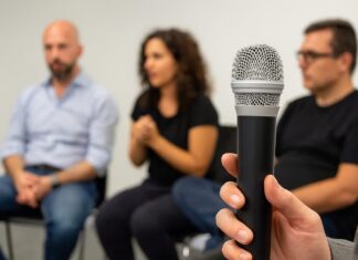 Zukunft Journalismus: Kontroverse Debatte im MitmachFORUM Jena Zukunft Journalismus: Kontroverse Debatte im MitmachFORUM Jena am 27.01.2026. Foto-Illustration, Frank Liebold // Jenafotografx