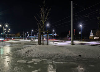 Akute Glatteisgefahr in Jena: Starke Warnung vor Blitzeis Akute Glatteisgefahr in Jena und Umgebung. Foto-Illustration Frank Liebold, Jenafotografx
