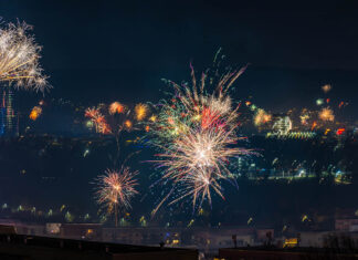 Ruhige Silvesternacht 2025 in Jena: Feuerwehr zieht Bilanz Jahreswechsel in Jena. Foto: Frank Liebold, Jenafotografx