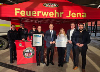 Großer Impuls: 5.000 Euro für Feuerwehr-Nachwuchs Großer Impuls: 5.000 Euro für Feuerwehr-Nachwuchs. Foto: Stadt Jena