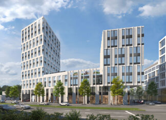 Quartier 22 Jena: Entscheidende Bürgerbeteiligung startet Quartier 22 am Steinweg Illustration, AS+P Albert Speer und Partner GmbH // Visualisierung BC Horvath für GW Projects GmbH