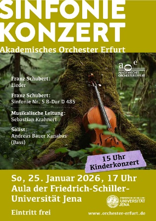 Magisches Schubert-Konzert. Sinfonieabend in Jena.