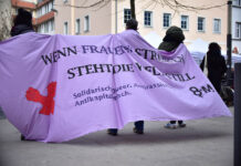 Feministische Demo in Jena am 8. März setzt starkes Zeichen Feministische Demo in Jena am 8. März setzt starkes Zeichen. Foto: Frank Liebold, Jenafotografx (Archiv)
