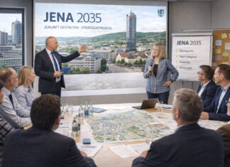 Zukunftsplan: Strategieprozess „Jena 2035“ startet Zukunftsplan: Strategieprozess „Jena 2035“ startet. Fotografik: Illustration via KI