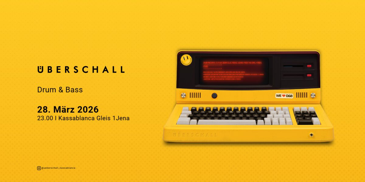 Elektrisierende Überschall Party im Kassa Jena 28.03. Gfx. by Kassa Jena