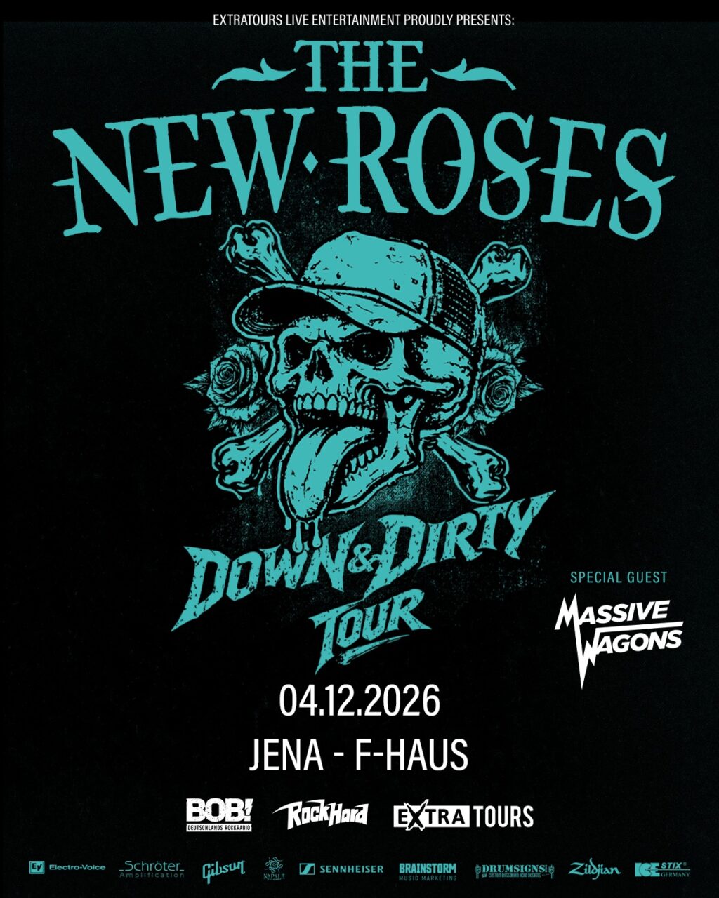 Episch: Rock-Event mit THE NEW ROSES 04.12. im F-Haus