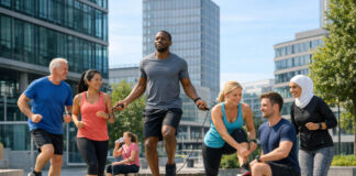 StadtLab Jena bietet inspirierend aktive Mittagspause am 19.03. StadtLab Jena bietet inspirierend aktive Mittagspause am 19.03.2026. Foto: Illustration via KI