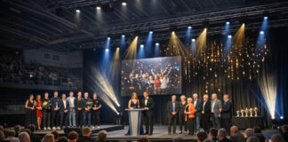 Jenaer Nacht des Sports 2026: Glanzvolle Gala in der Sparkassen Arena Jenaer Nacht des Sports 2026: Inspirierende Sportfeier. Illustration via KI