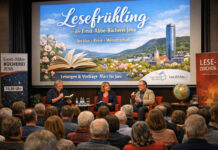 Inspirierender Lesefrühling ab 19.03. in der Jenaer EAB Inspirierender Lesefrühling ab 19.03. in der Jenaer EAB. Fotografik: Illustration via KI