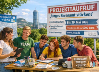 Stadt Jena startet gezielten Projektaufruf fürs Ehrenamt Stadt Jena startet gezielten Projektaufruf fürs Ehrenamt. Foto-Illustration via KI