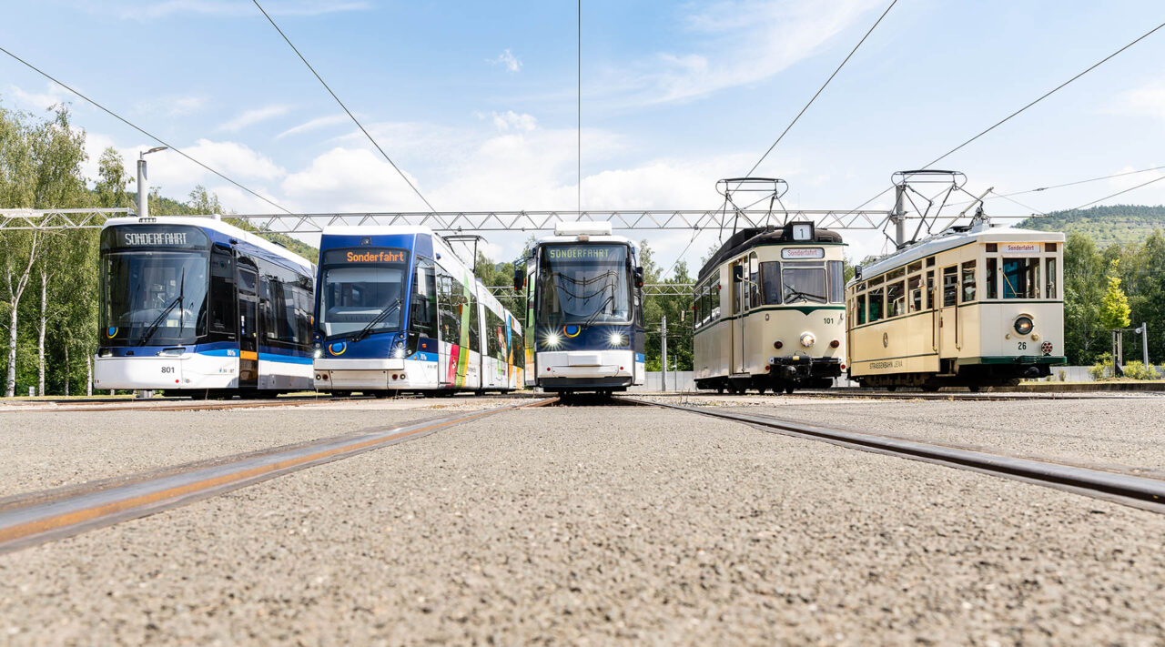 125 Jahre: Ultimative Zeitreise durch Jenas Nahverkehr. Foto: Jenaer Nahverkehr 125 Jahre: Ultimative Zeitreise durch Jenas Nahverkehr. Foto: Jenaer Nahverkehr