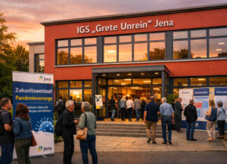 Stadt Jena lädt am 05.06. zur Zukunftswerkstatt zur Pandemievorsorge ein Stadt Jena lädt am 05.06. zur Zukunftswerkstatt Pandemievorsorge ein. Foto-Illustration via KI
