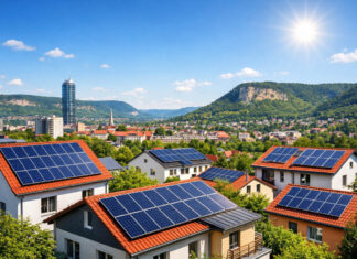 Sonnenenergie vom eigenen Dach: Jena informiert über Photovoltaik-Potenzial Eigene Photovoltaik in Jena. Solar Empowerment startet 2026. Fotografik, Illustration via KI