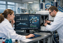 Präzise KI analysiert chemische Spektren in Minuten Präzise KI analysiert chemische Spektren in Minuten. Fotografik: Illustration via KI