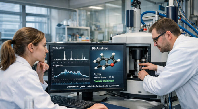Präzise KI analysiert chemische Spektren in Minuten Präzise KI analysiert chemische Spektren in Minuten. Fotografik: Illustration via KI