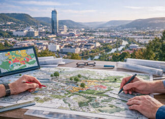 Neuer Flächennutzungsplan gibt Jena Kurs bis 2035 Starker Flächennutzungsplan gibt Jena Kurs bis 2035. Foto: Illustration via KI