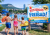 Kostenlos ins Freibad für Kinder in den Sommerferien 2026 Kostenlos ins Freibad für Kinder in den Sommerferien 2026. Fotografik: Illustration via KI