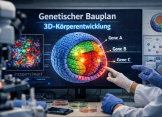 FSU Jena: Spektakulärer genetischer Bauplan des Körpers entdeckt Spektakulärer genetischer Bauplan des Körpers entdeckt. Fotografik: Illustration via KI