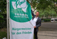 Mayors for Peace: Jena setzt Zeichen für Frieden Mayors for Peace: Jena setzt Zeichen für Frieden. Foto: Stadt Jena