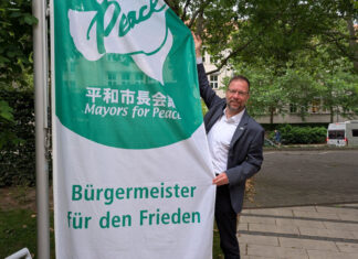 Mayors for Peace: Jena setzt Zeichen für Frieden Mayors for Peace: Jena setzt Zeichen für Frieden. Foto: Stadt Jena