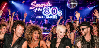 M-Pire Jena lädt am 29.08.2026 zu Sounds of the 80s ein. Erlebe eine emotionale Partynacht mit den größten Hits eines unvergesslichen Jahrzehnts. Powered by Devote Sounds of the 80s am 29.08. im M-Pire Jena. Foto: Illustration via KI