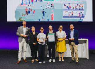 Ausgezeichnet: Smartes Quartier 2026 Jena-Lobeda prämiert Ausgezeichnet: Smartes Quartier 2026 Jena-Lobeda prämiert. Foto: Niklas Krug/GdW