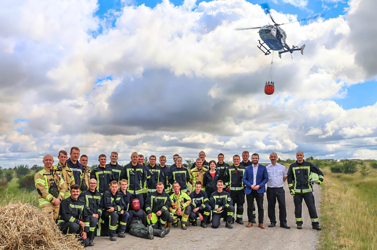 Feuerwehr Jena: Intensives Training auf Truppenübungsplatz Ohrdruf. Foto: Stadt Jena Feuerwehr Jena: Intensives Training auf Truppenübungsplatz Ohrdruf. Foto: Stadt Jena