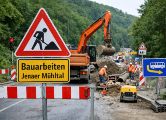 Bauarbeiten im Mühltal verlängern Umleitung der Buslinie 16 Bauarbeiten im Mühltal verlängern Umleitung der Buslinie 16. Foto: Illustration via KI