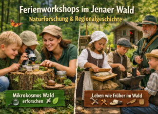 Spannend: Ferienworkshops im Jenaer Wald starten Spannend: Ferienworkshops im Jenaer Wald starten. Foto: Illustration via KI