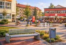 Emil-Höllein-Platz: Mehr Grün und neue Aufenthaltsbereiche 2026 Emil-Höllein-Platz: Mehr Grün und neue Aufenthaltsbereiche 2026. Foto: Illustration via KI