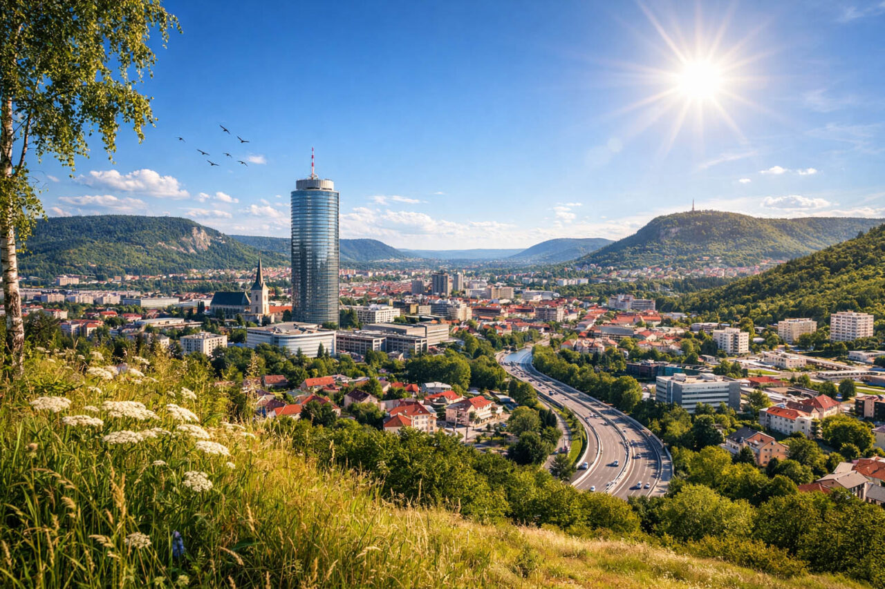 Der Strategieprozess Jena 2035 wird erweitert. Stadtrat bestätigt Strategie-Board und Bürgerbeteiligung für die Zukunftsplanung der Stadt. Strategieprozess Jena 2035: Inhaltliche Ausrichtung erweitert. Foto: Illustration via KI