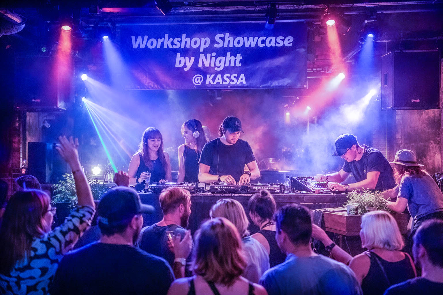 Workshop Showcase by Night Jena. Foto: Illustration via KI