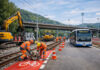 Gleisbauarbeiten in der Oberaue mit Ersatzverkehr ab 27.07. Gleisbauarbeiten in der Oberaue mit Ersatzverkehr ab 27.07. Foto: Illustration via KI