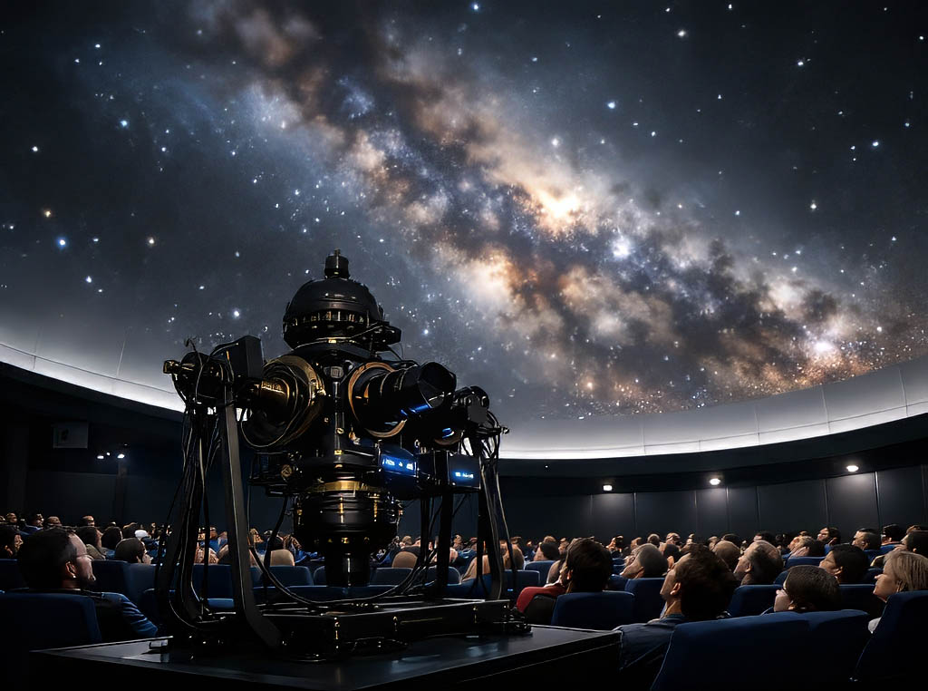 Zeiss-Planetarium Jena öffnet am 15.07. nach Modernisierung wieder. Foto: Illustration via KI Zeiss-Planetarium Jena öffnet am 15.07. nach Modernisierung wieder. Foto: Illustration via KI