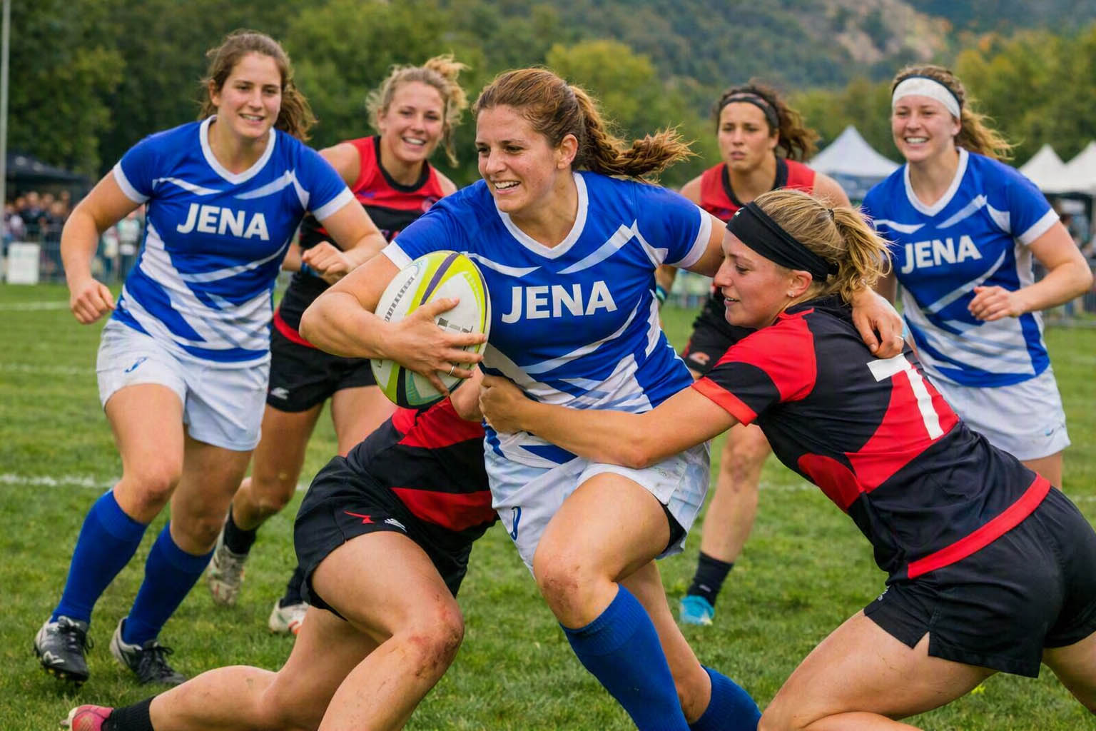 7er-Rugby. Foto: Illustration via KI 7er-Rugby. Foto: Illustration via KI