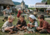 Mit welchem Spielzeug spielten die Kinder früher? Mit welchem Spielzeug spielten die Kinder früher? Symbolfoto: Illustration via KI