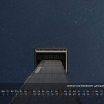 Jena Fotokalender 2027: Jenaer Nachtmomente - faszinierende Lichtblicke 2 April 2019 – Landgrafen: Der Aussichtsturm unter einem sternklaren Himmel – 30 Sekunden Langzeitbelichtung machen den Nachthimmel sichtbar.