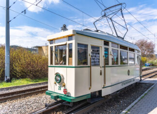 Tag des offenen Denkmals: Historische Straßenbahnen in Jena am 12. September Historische Straßenbahnen Jena fahren zum Tag des offenen Denkmals. Foto: Frank Liebold