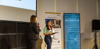 FALLING WALLS Lab Jena: Jenaer Forscherin Dr. Prerana Chaudhari gewinnt Doppelsieg FALLING WALLS Lab Jena 2026 Gewinnerin Dr. Prerana Chaudhari. Foto: Frank Liebold Fotografie
