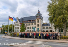 Jena und Erlangen feiern am 39 Jahre Partnerschaft Jena und Erlangen feiern am 39 Jahre Partnerschaft. Foto mit KI bearbeitet