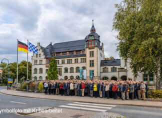 Jena und Erlangen feiern am 39 Jahre Partnerschaft Jena und Erlangen feiern am 39 Jahre Partnerschaft. Foto mit KI bearbeitet