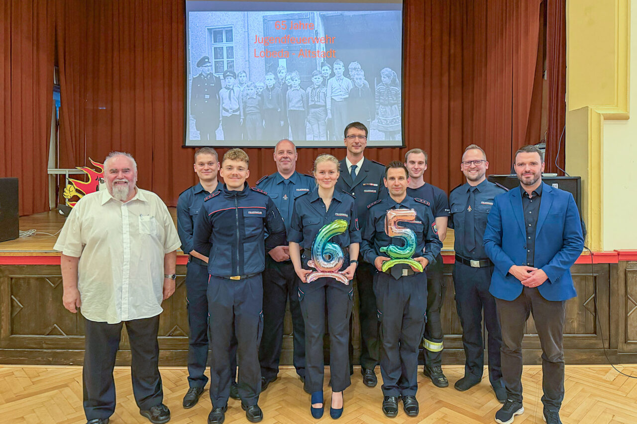 65 Jahre Jugendfeuerwehr Lobeda: Jubiläum in Jena. Foto: Stadt Jena