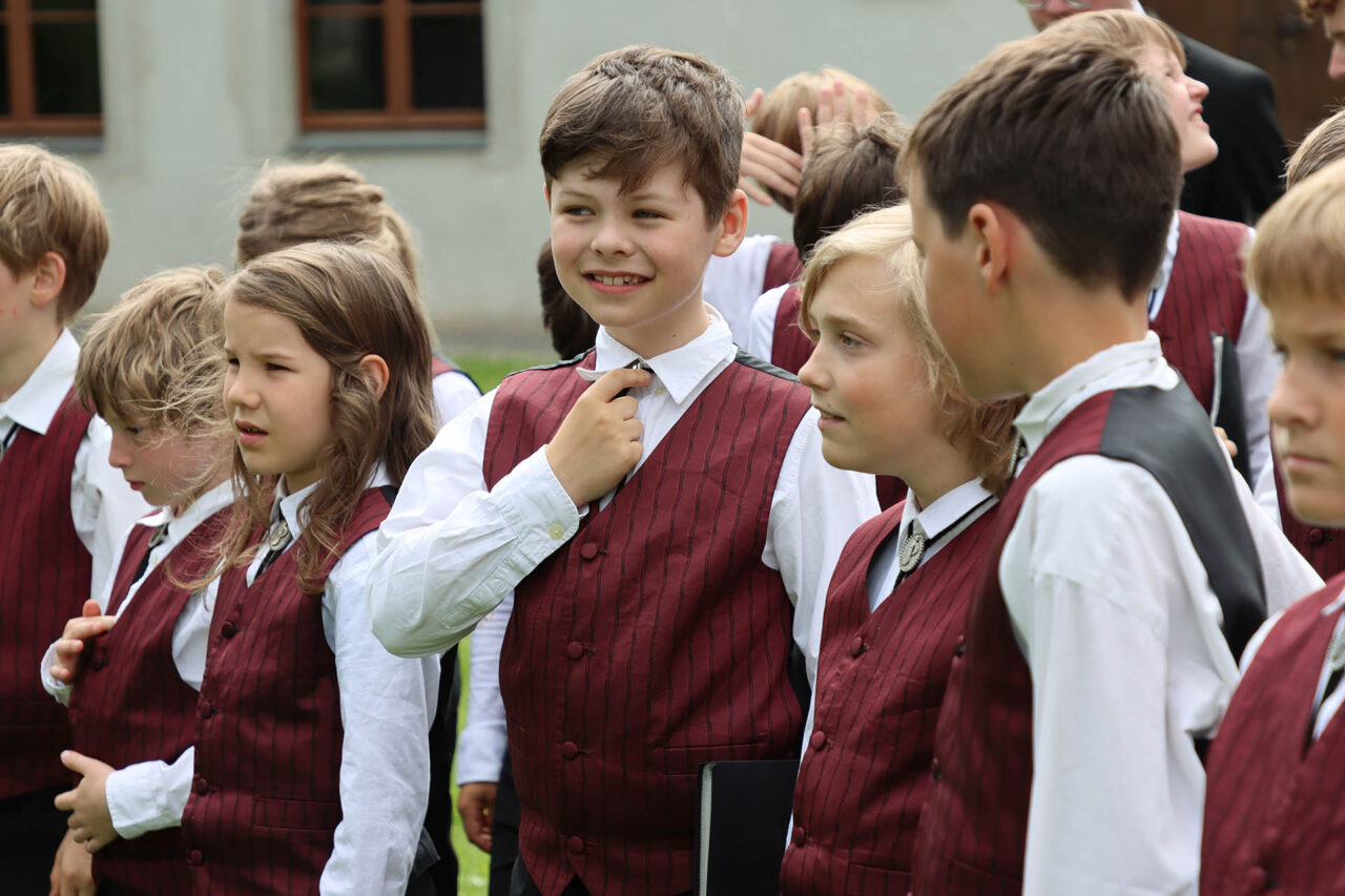Der Knabenchor der Jenaer Philharmonie wird an und in verschiedenen Bau- und Gartendenkmalen kurze Konzerte geben. Foto: Anja Blankenburg Der Knabenchor der Jenaer Philharmonie wird an und in verschiedenen Bau- und Gartendenkmalen kurze Konzerte geben.Foto: Anja Blankenburg