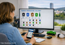Abfallkalender Jena wird ab 2027 komplett digital Abfallkalender Jena wird ab 2027 komplett digital. Foto: Illustration via KI